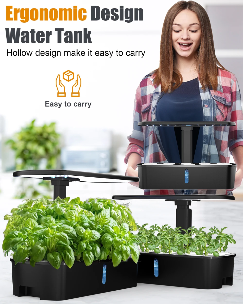 家庭用スマート栽培システム、LED育成ライト付き屋内庭園、無 - Smart Garden Plastic Cups のレビューと価格