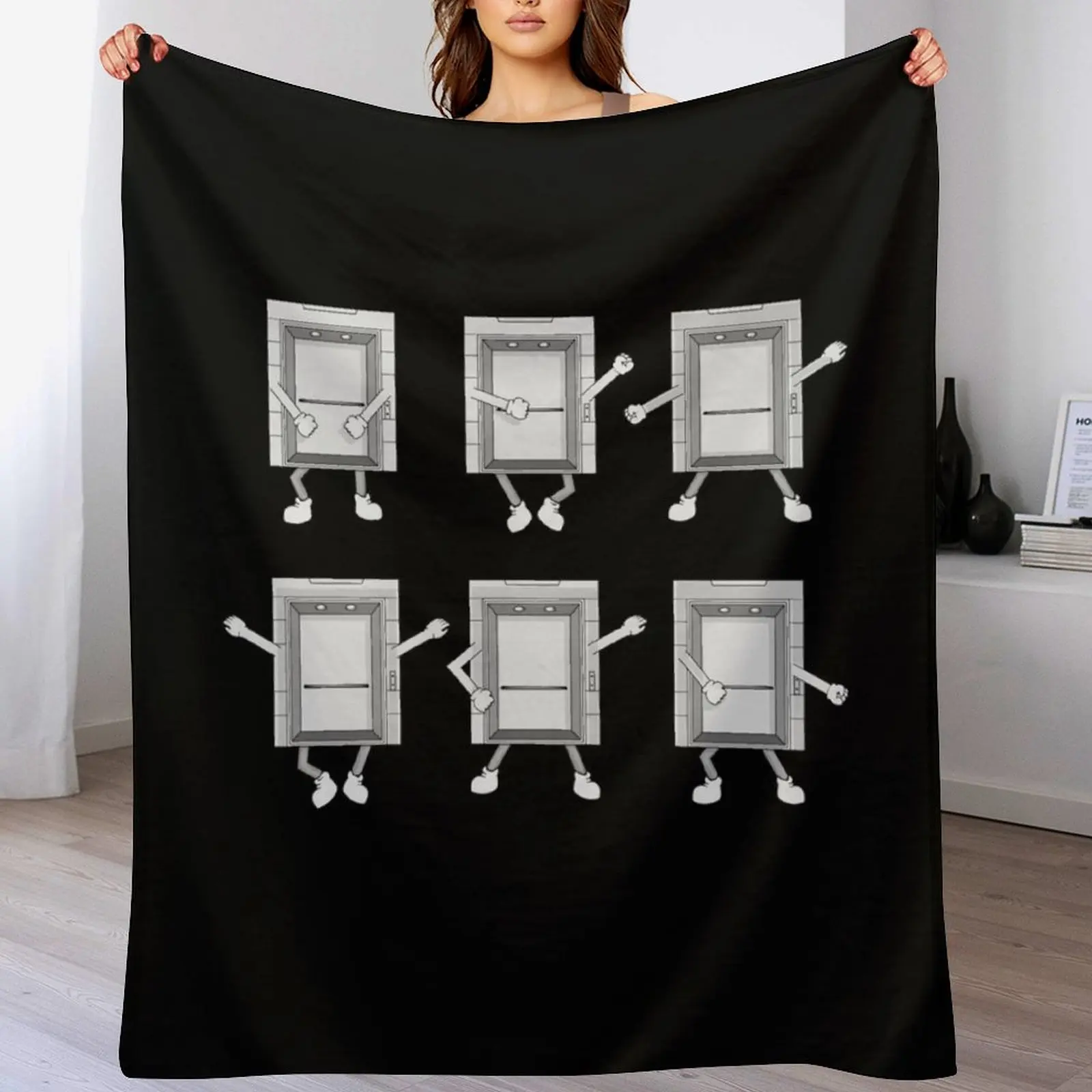 

Elevator Gift Elevator Technician Elevator Mechanic Throw Blanket