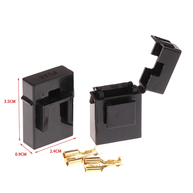 10Pcs AC Assembly Blade Type Auto Insurance Plug Standard Fuse Box With 20 Terminals Middle Car Fuse Holder