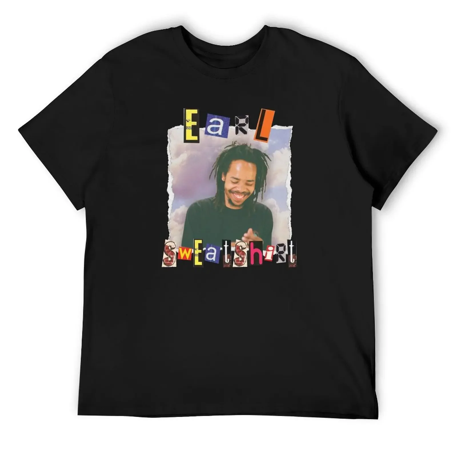 Earl Sweatshirt Scrapbook Art T-Shirt basketball graphic tees plus size tops Men's t shirts