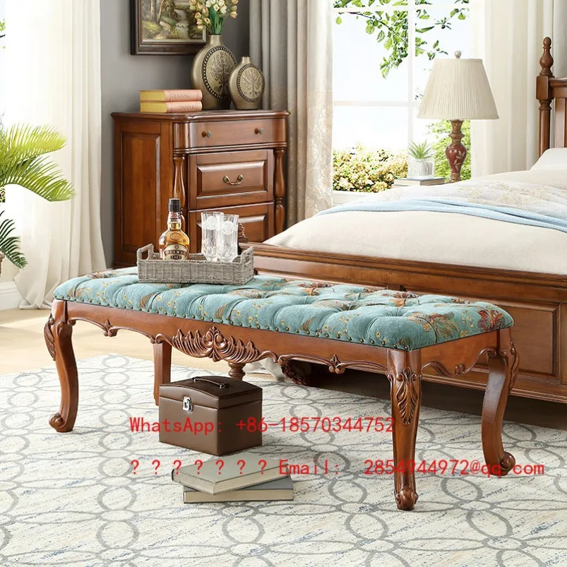 

American Style End Stool European Style Bedroom Bedside Couch Bench