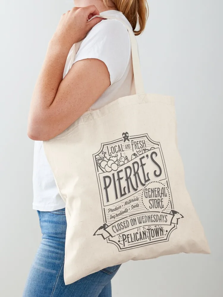 Pierre's General Store Tote Bag free delivery bags Shopper eco bag folding Cloth bag