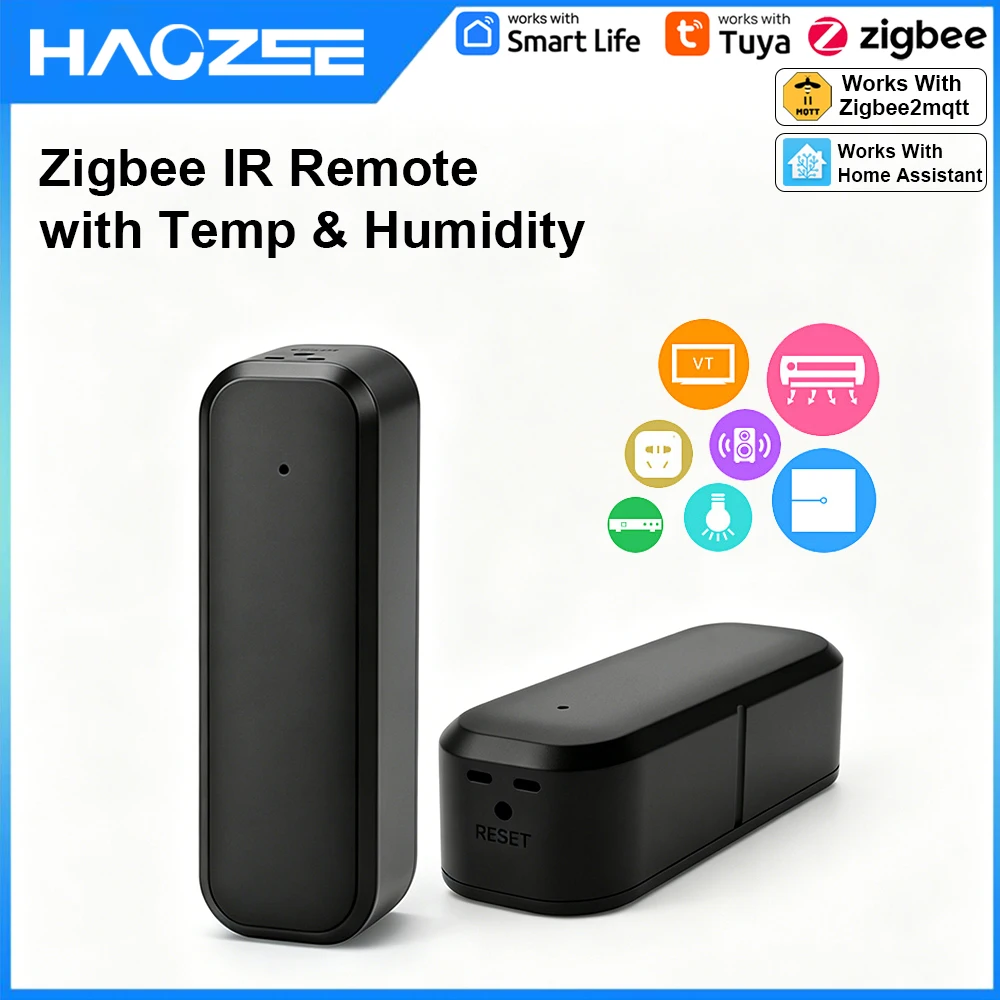 controle-remoto-zigbee-ir-controlador-infravermelho-universal-com-sensor-de-temperatura-e-umidade-para-tuya-smart-life-zigbee2mqtt-gateway
