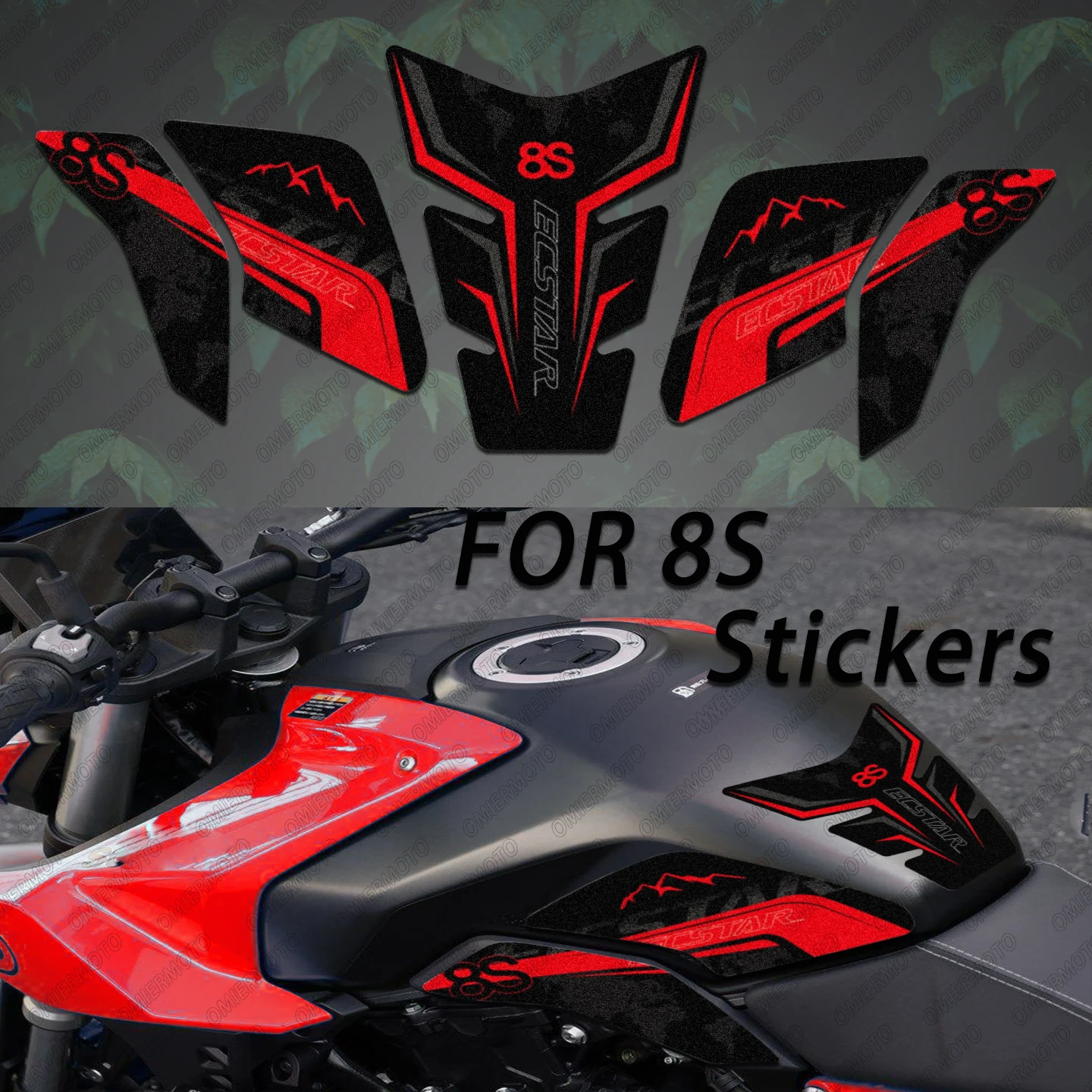 

3M Motorcycle Accessories Tank Pad Protector Frosting Sticker Decals For GSX 8S GSX8S