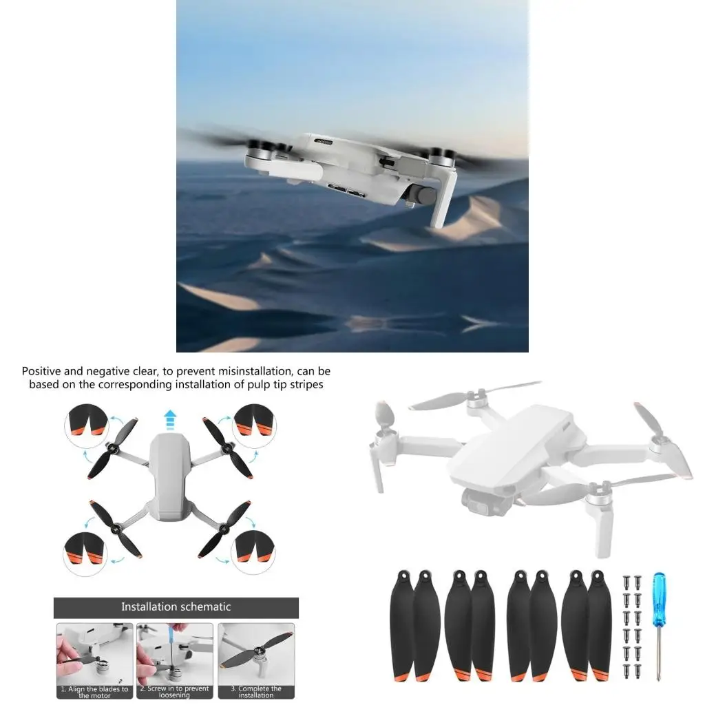 

Replacement Low Noise Props Quick Release Propellers 4726F