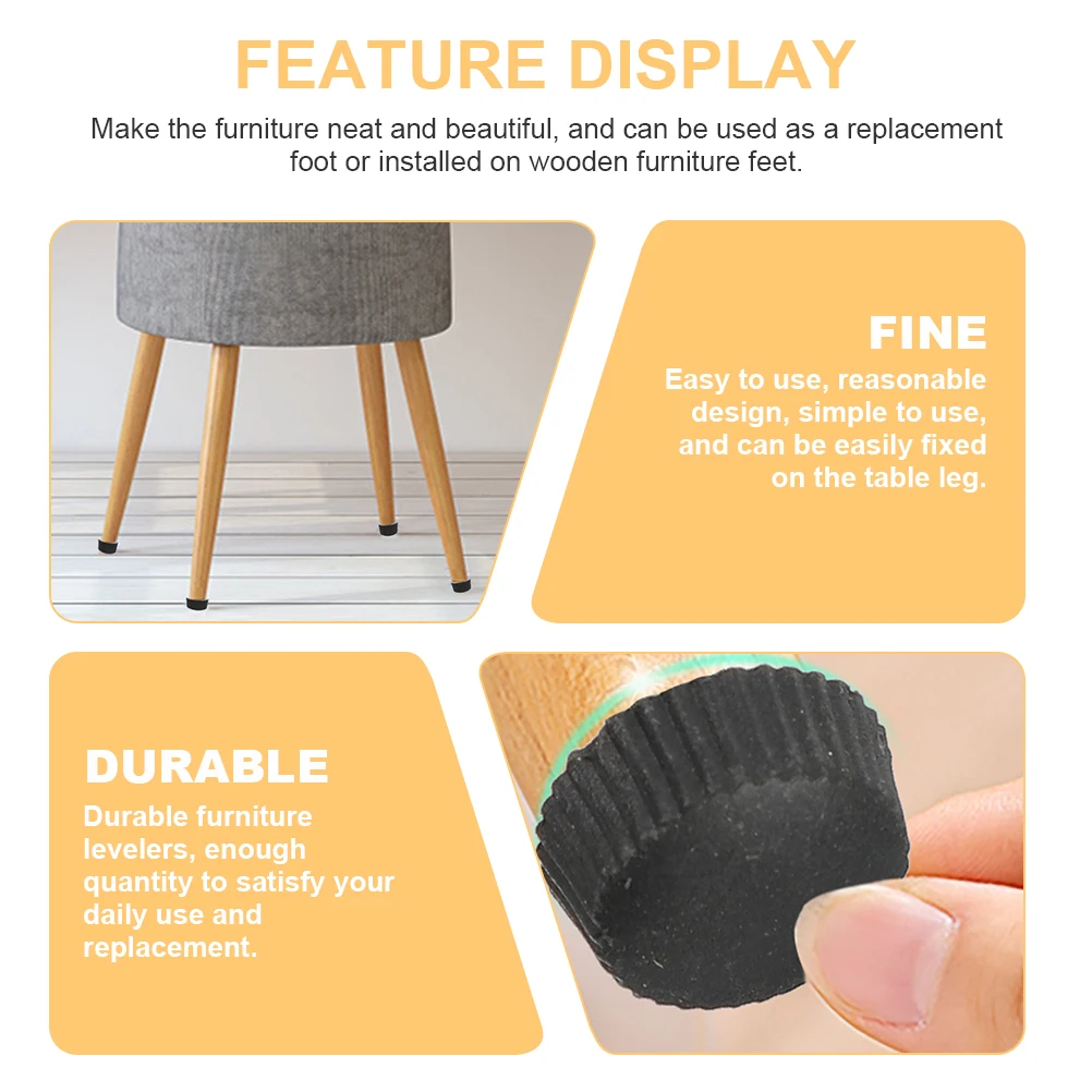 

30pcs Furniture Leveling Feet Adjustable Table Leg Levelers Durable Furniture Accessories For Cabinet Desk Foot Adjuster