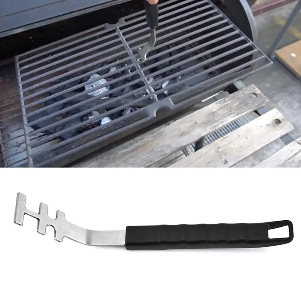 Heat-Resistant Grill Grate Lifter Anti-Scald Cooking Grate Lifter Tool BBQ Grill Tools Accessories