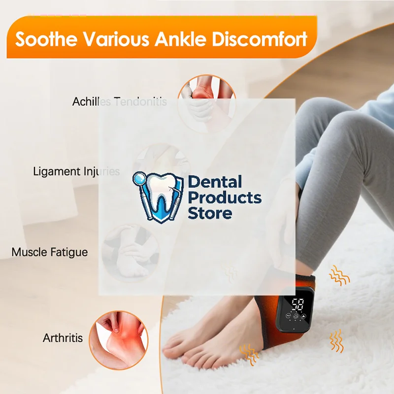 

Foot Triple Method Massager, 3-in-1 Heated Foot & Ankle Wrap With Vibration And Compression