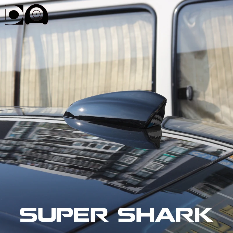 Universal Super Shark Fin Antenna Car Radio Antenna Piano Paint Surface Suitable For Most Models Of Seat/Fiat/Chevrolet/Dodge