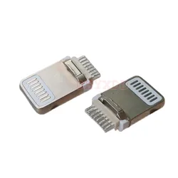 2-10pcs Lightning Dock USB Plug No With Chip Board Male Connector Welding Data OTG Line Interface DIY Data Cable For iphone