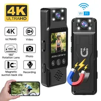 4K HD Hotspot WiFi Mini Camera 1080P Portable Digital Video Recorder Police Body Cam Night Vision Sports DV DVR Small Camcorder