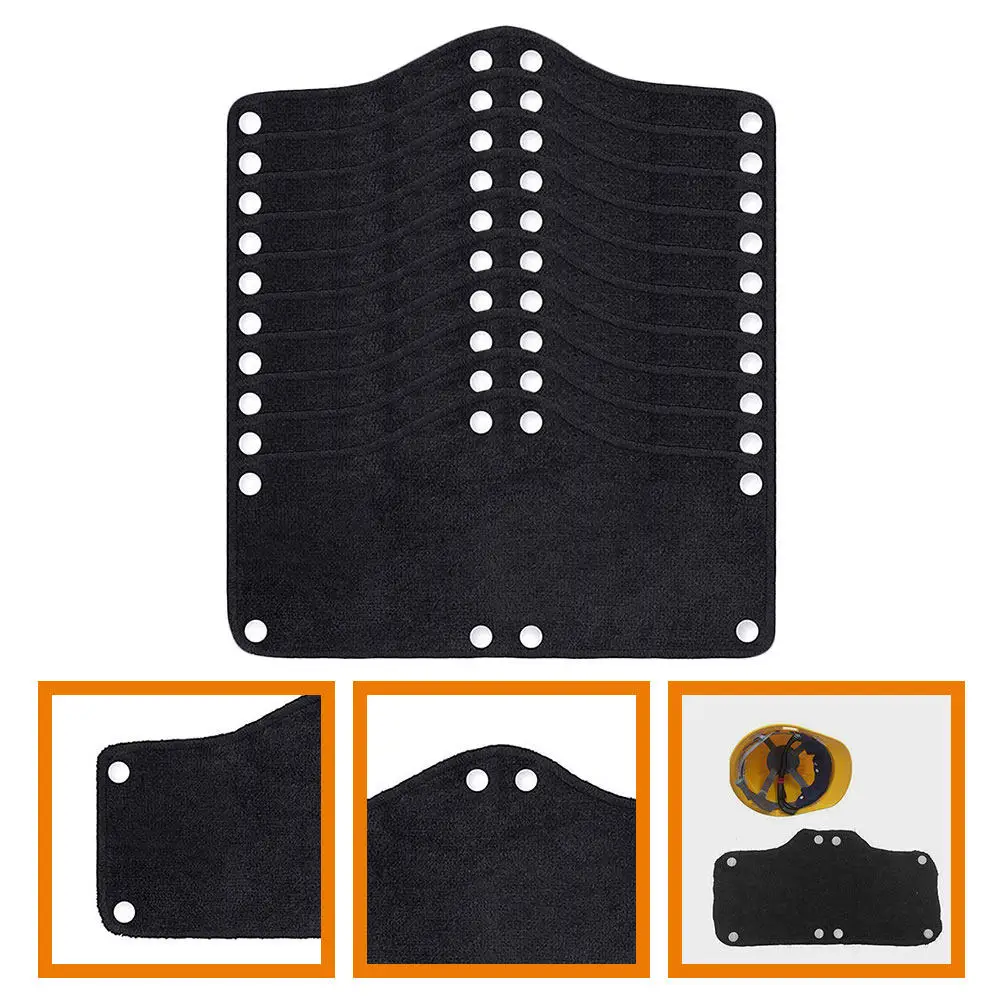 

6Pcs Sweatband Liners Supple Hard Hat Sweatbands Liner Washable Breathable Pads Sweat Absorbing Cushion for Safety