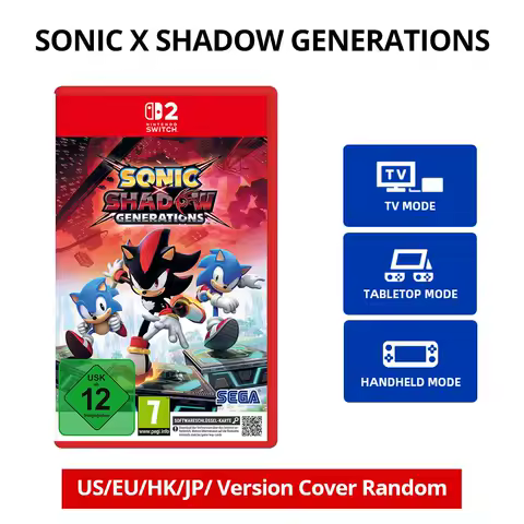 Nintendo Switch 2 Game Deals - Sonic × Shadow Generations - Original Physical Game Card for Switch 2