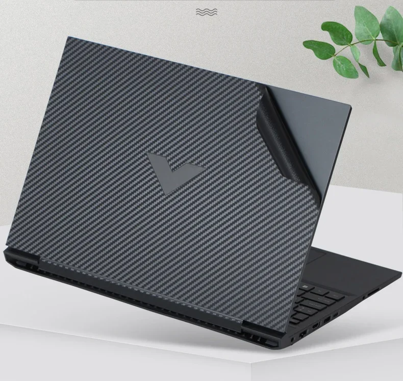 KH Special Carbon fiber Vinyl Laptop Sticker Skin Decals Protector Cover for HP Victus 8Pro 15-Fa0012TX 15