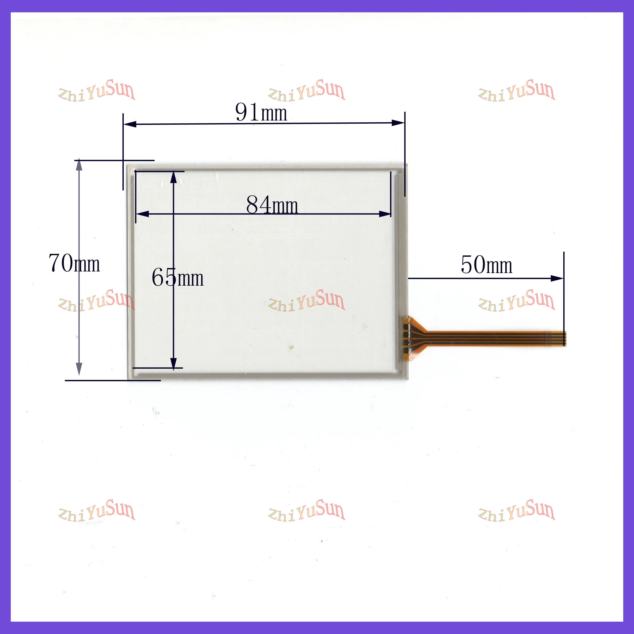 wholesale 10PCS/Lot  91*70mm 3.8inch 4lines resistance screen  this is compatible 91mm*70mm