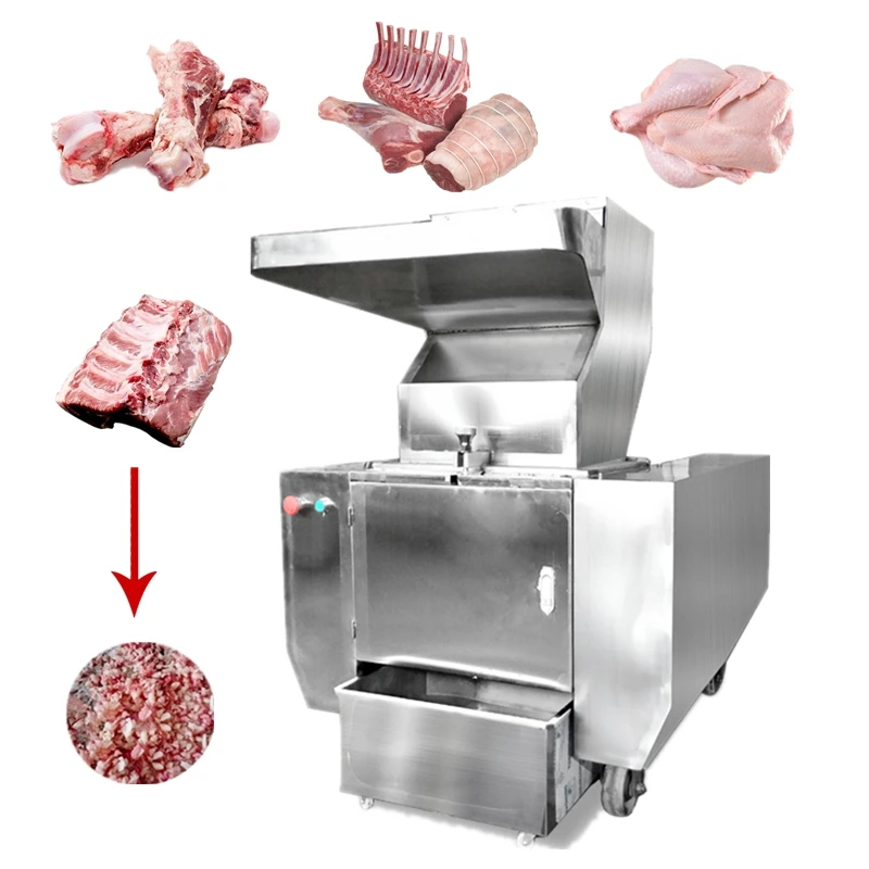 Bone Crusher Machine Commercial Bone Breaking Machine Powerful Cow Sheep Pig Bone Feed Grinding Machine