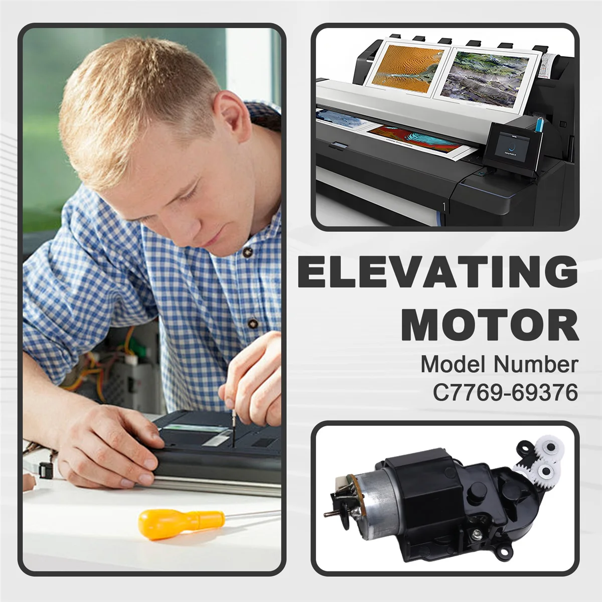 

Эффективный двигатель звездного колеса принтера Q6718-67017 для HP Designjet Z2100 Z3100