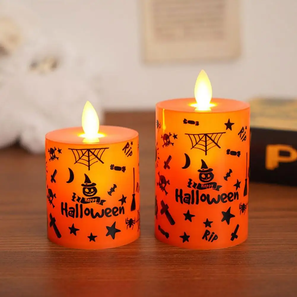 

Safe Candles for Kids Battery Operated Flameless Candles Set for Indoor Outdoor Halloween Decor Weddings Parties Flickering Fake