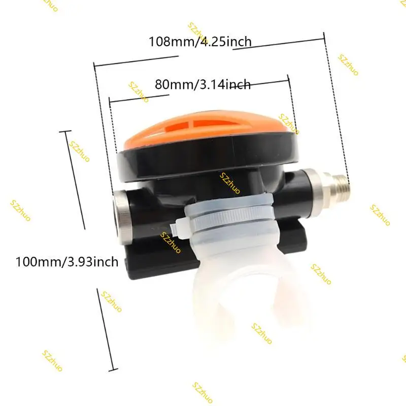 

Adjusted Scubas Diving Second Stage Regulator Snorkel Regulator with Mouthpieces