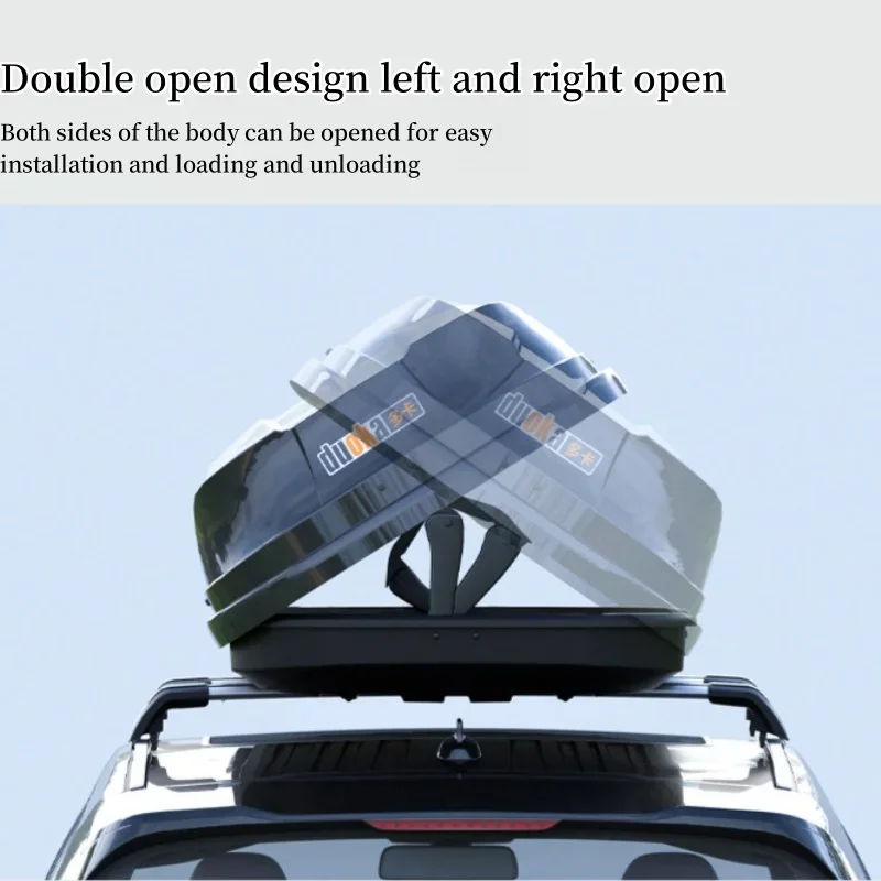 2023 Hot Sale Car Rooftop Cargo Storage Box Large Capacity Double Side Opening Car Roof Boxes