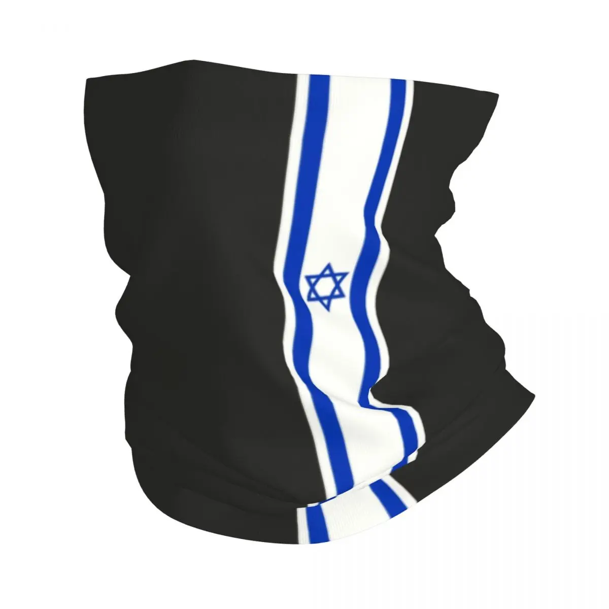 Israel Stripe Flag Bandana Neck Gaiter Windproof Face Scarf Cover Men Women Patriotic Headband Tube Balaclava