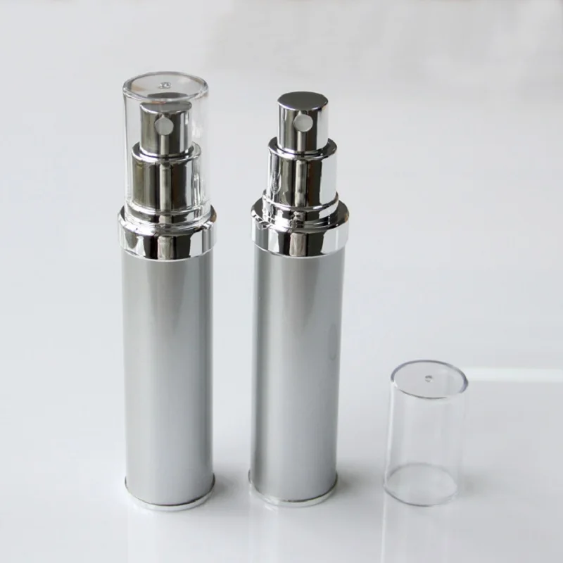 30ML silver airless bottle plastic bottle for lotion/emulsion/foundation/serum cosmetic packing skin care mist sprayer bottle