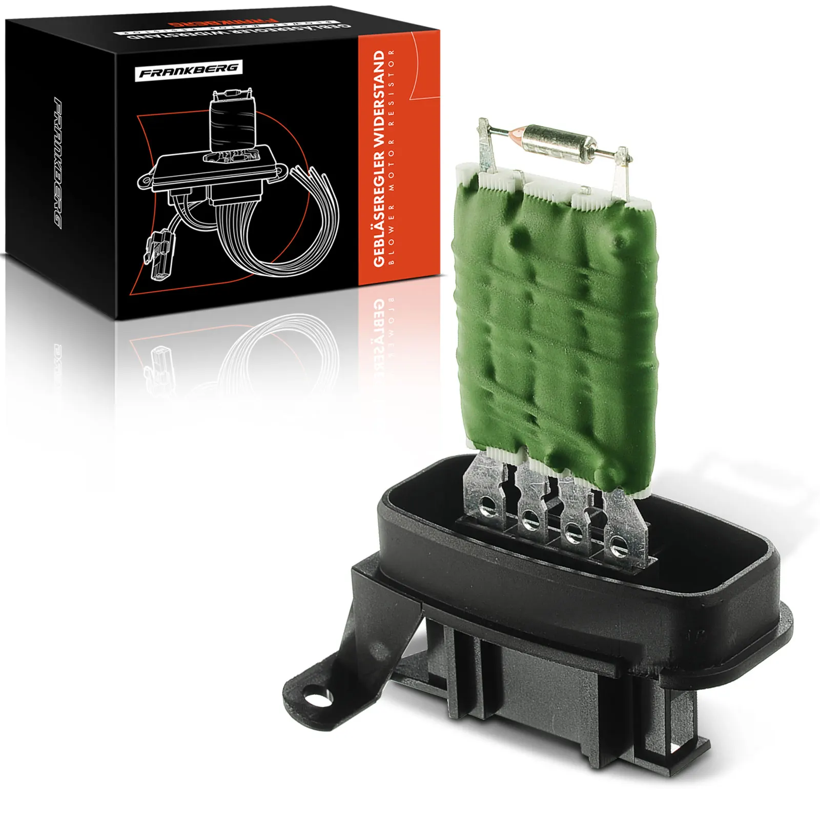 Frankberg 1x weerstand voorweerstand blowermotor voor Mercedes-Benz V-Klasse 638/2 Vito Bus Box 638 18212560 9641212580