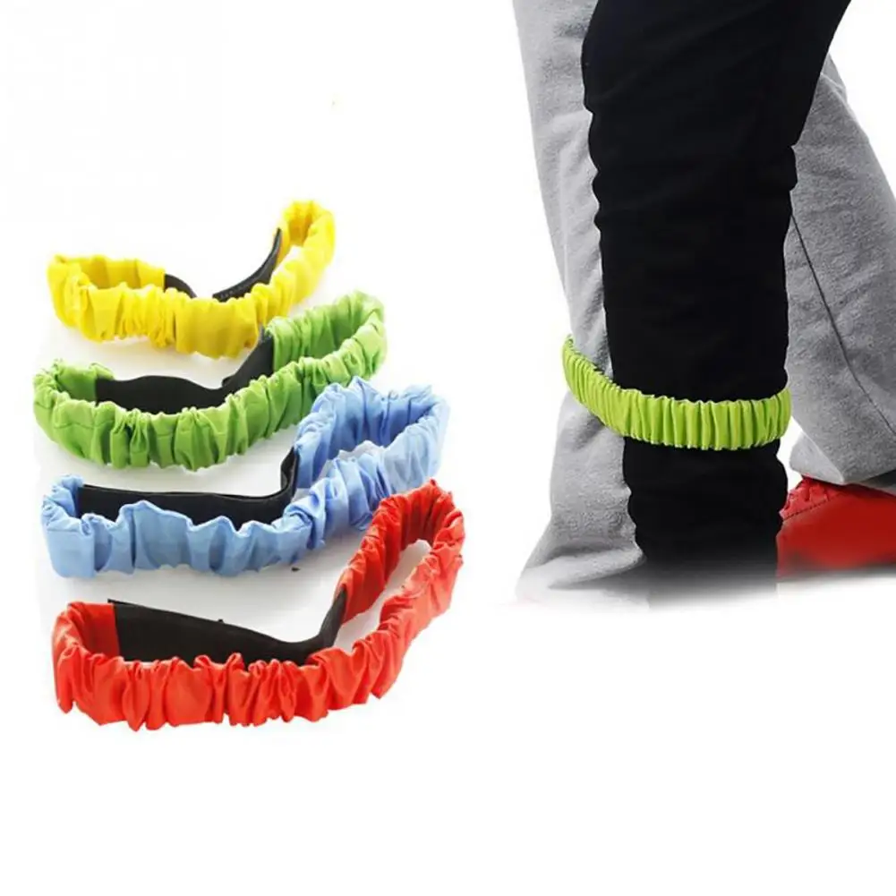 Elastic Legged Race Bands Tie Rope Foot Running Outdoor Sports Game Fixed Tape Bicycle Tie Training Toys For Kids Parents