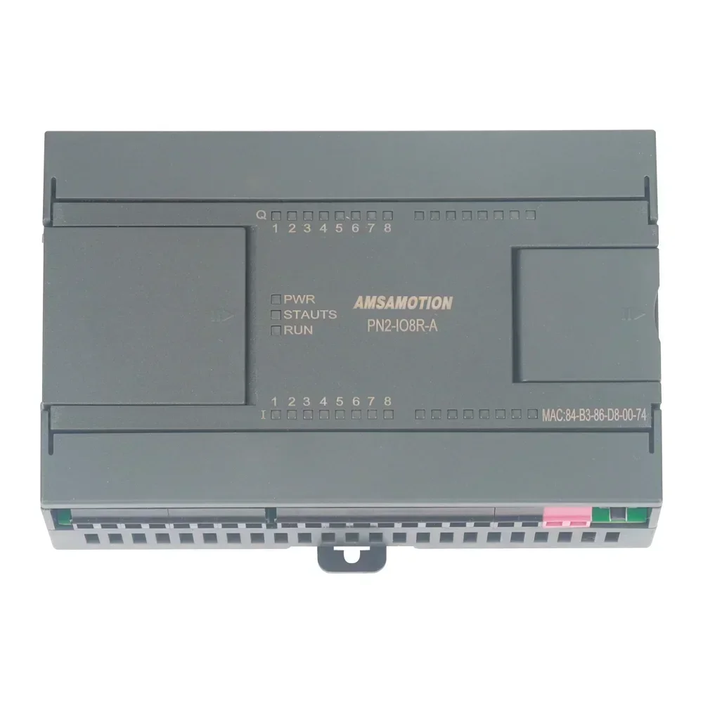 Amsamotion Profinet Bus Remote Distributed IO Digital Analog Expansion Signal Acquisition Module PN1 PN2-IO8R-A 6AI 2AO Profibus