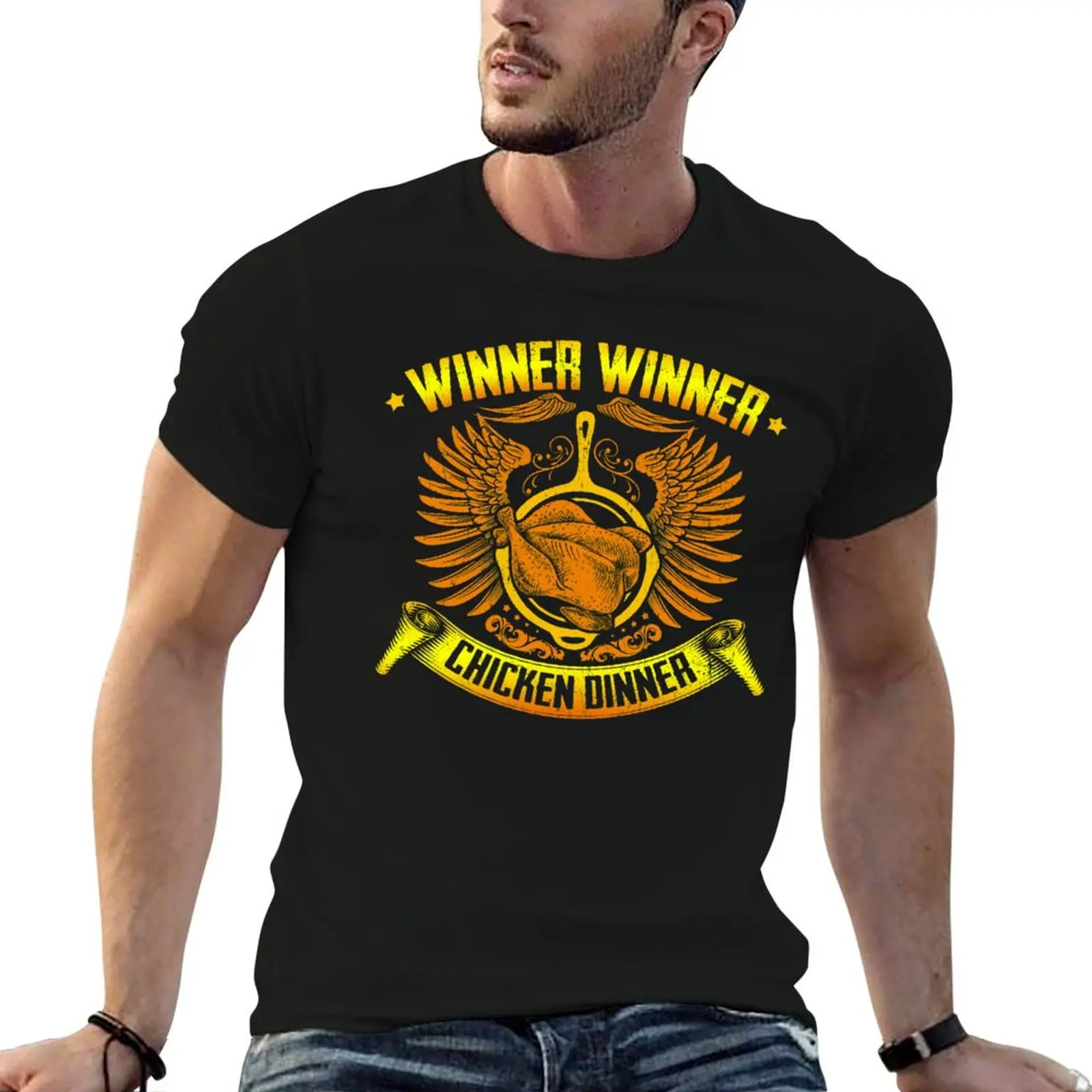 Winner Winner Chicken DINNER! T-Shirt Festival Short Sleeve T-Shirt