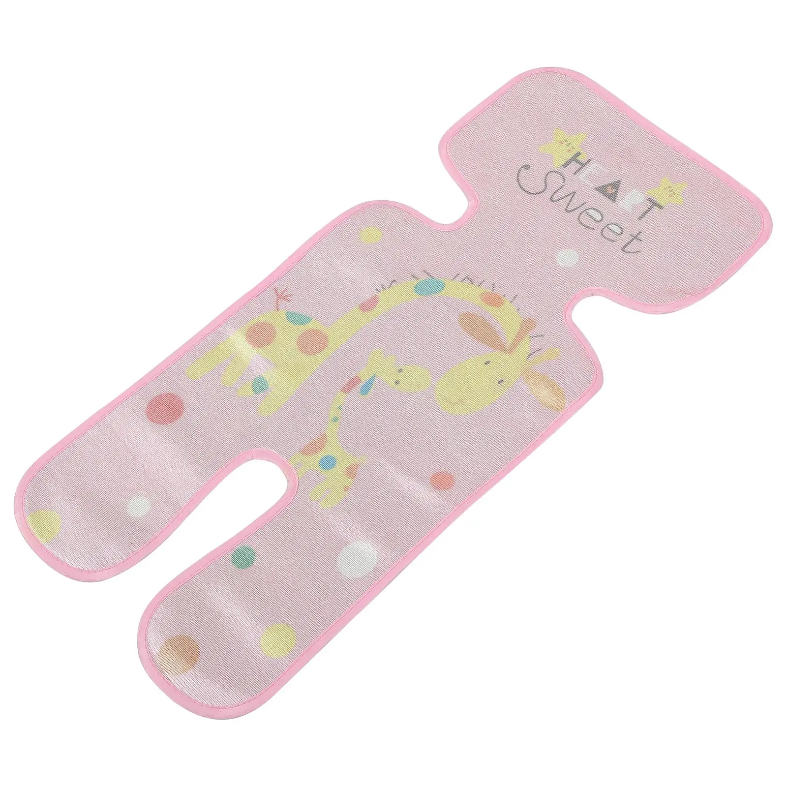 

Chair Ice Silk Mat Baby Strollers Newborn Back: Polyester Fiber Liner Cooling Pad