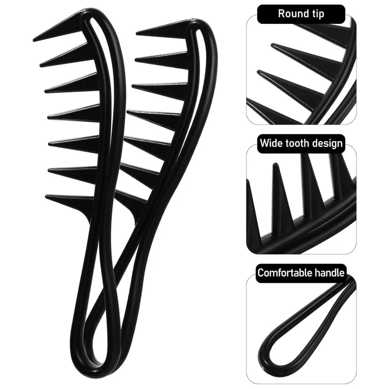 4pcs Hair Styling Combs Set, Barber Tool Accessories