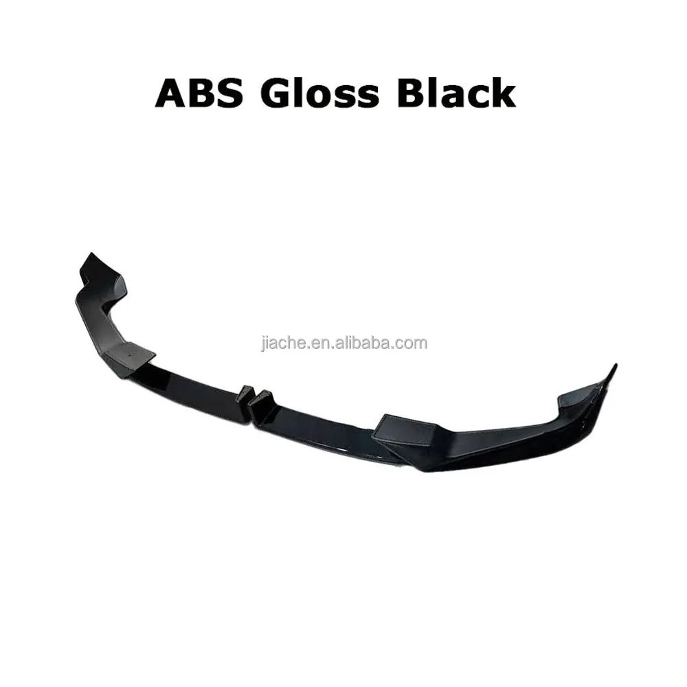 ABS Front Bumper Lip Spoiler for BMW X5 G05 LCI M Sport 2023 + Head Bumper Lip Chin Guard Car Styling Gloss Black