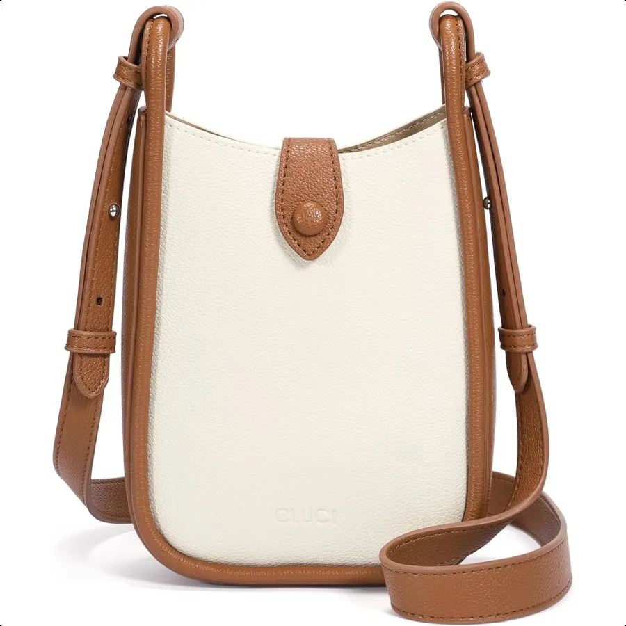 

CLUCI Small Crossbody Bags for Women Trendy PU Leather Cell Phone Purse Wallet with Adjustable Strap