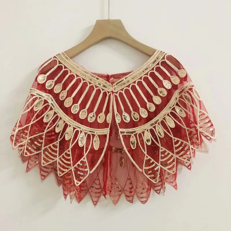 

Mesh Sequins Shawls Jacket Women's Summer New Cloak Sun Protection Outerwear Tops Fashion Ladies Thin Short Cardigan Coat 2022