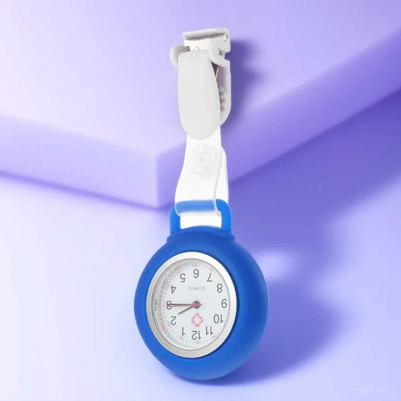 

1 Piece Clip Pocket Watch for Nurses Lightweight Convenient Timepiece Simple Design Exquisite Craftsmanship Ideal Nurse Supply