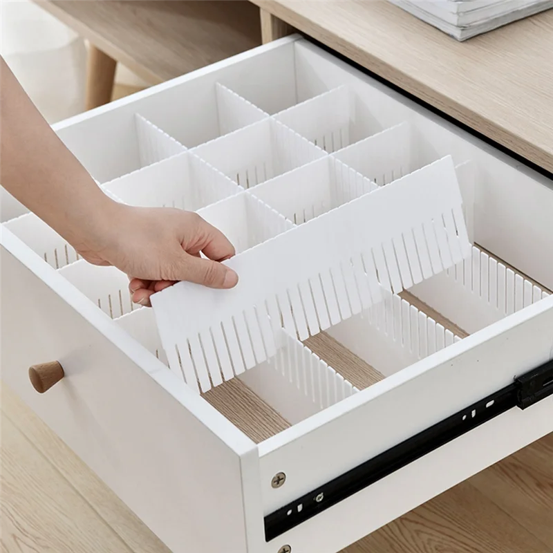 

AT02-Household Drawer Dividers Free Combination Underwear Socks Sorting Organising Boards Wardrobe Storage Partition