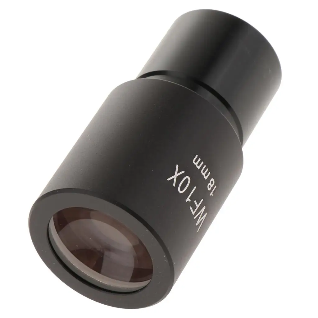 1PC WF10X Widefield Eyepiece for Compound Biological Microscope 23.2mm Black