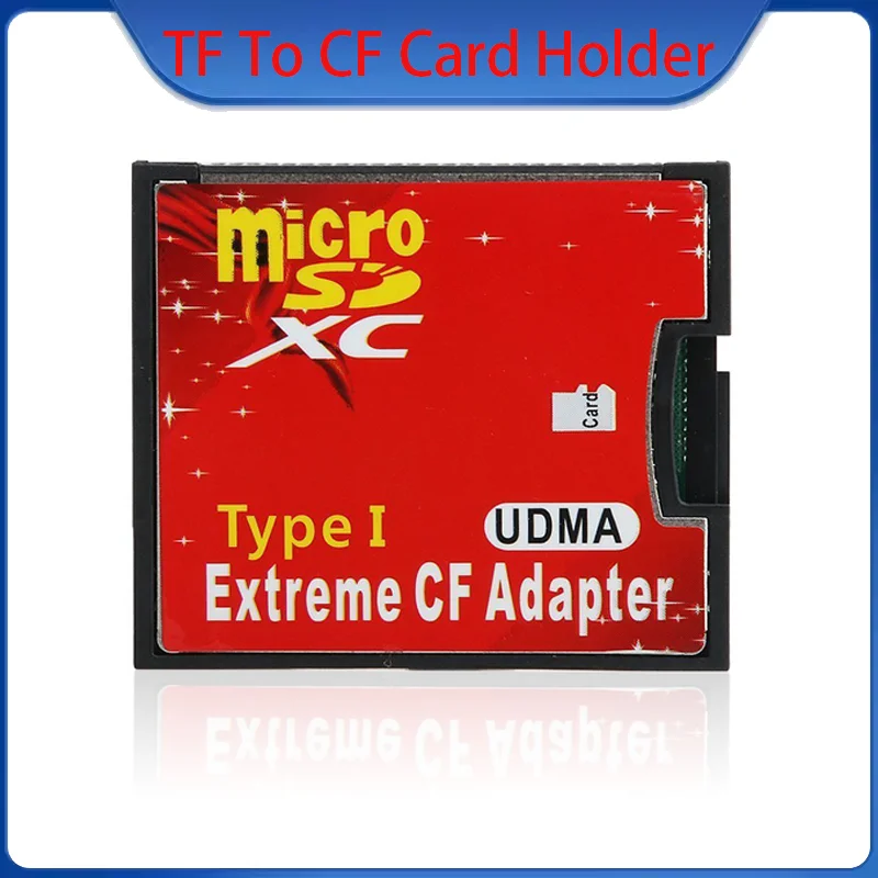 

Micro SD TF Memory Card to UDMA CF Type I Card Cover For Canon Nikon Sony SLR Camera CF Adapter Card Supports SDXC High-Speed