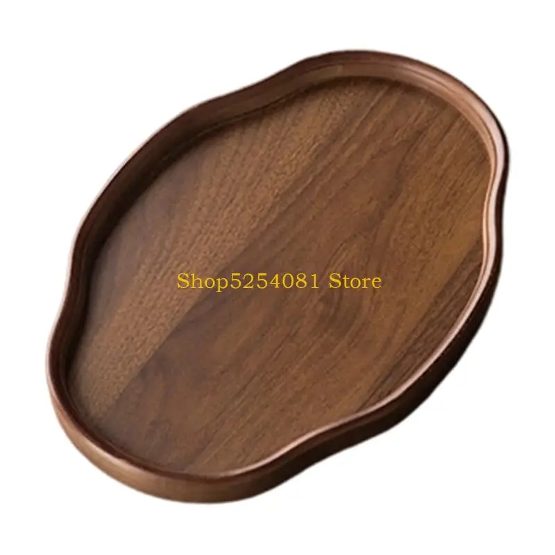 AXYC Unique Irregular Tray Natural Finish Easy Maintenances For Serving Snacks Desserts Teas Accessories Coffee Table