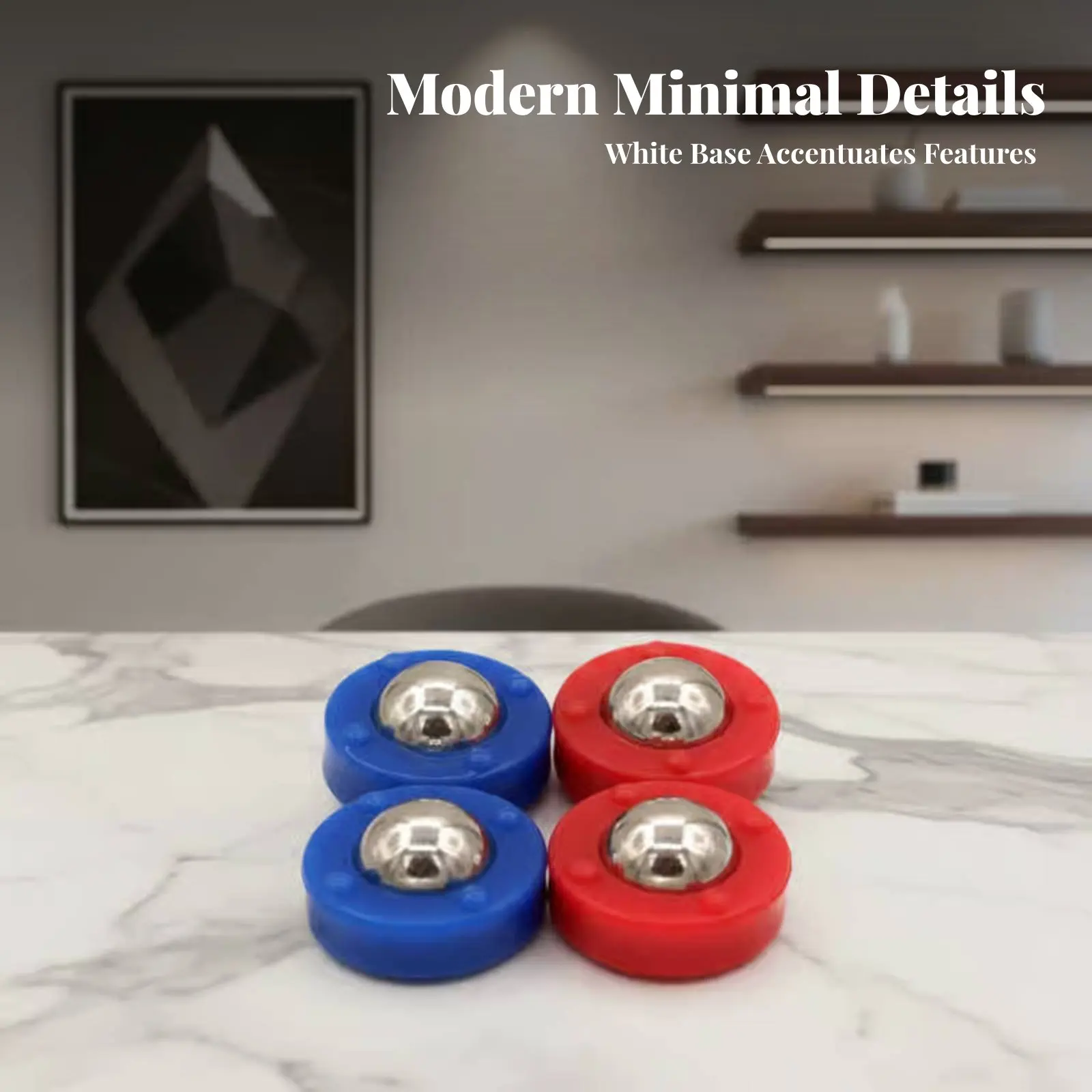 

Rolling Puck Shuffleboard Puck Multi-Functional Shuffleboard Replacement Rollers Sphere Bearing Game Puck Long-Lasting