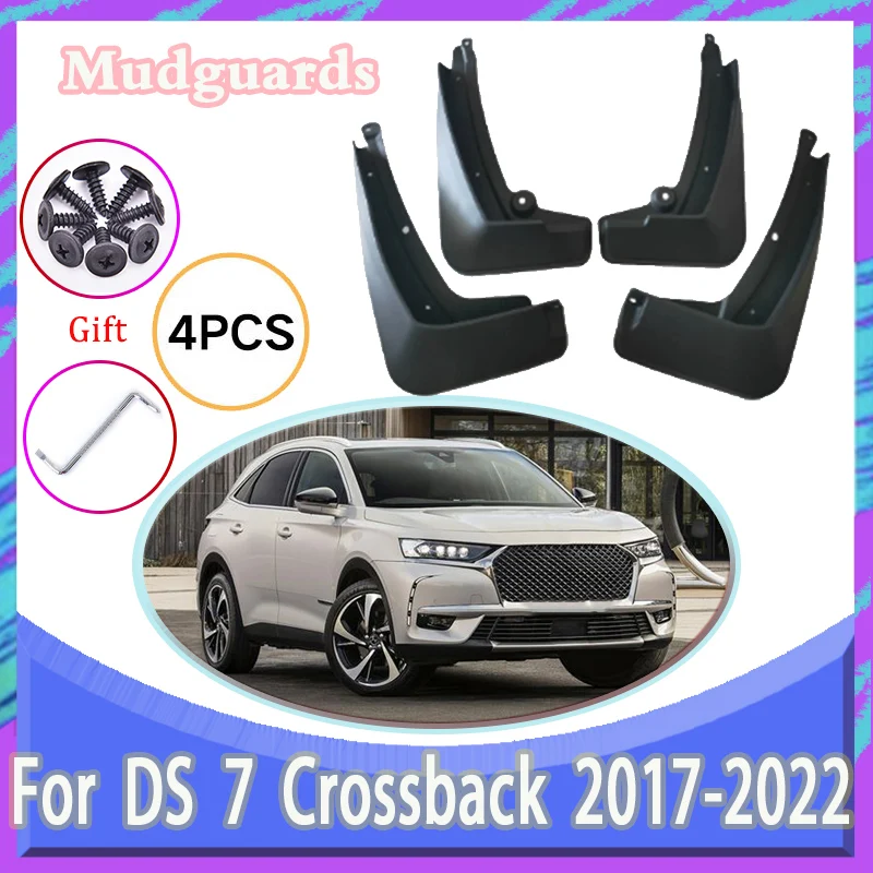 

4x автомобильные брызговики для DS 7, аксессуары Crossback 2018 2017-2022, брызговики, брызговики, колеса, брызговики, защитные инструменты