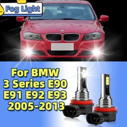 2pcs LED Front Fog Lamp Car Light Blub Canbus 6000K For BMW 3 Series E90 E91 E92 E93 2005 2006 2007 2008 2009 2010 2011 12 2013