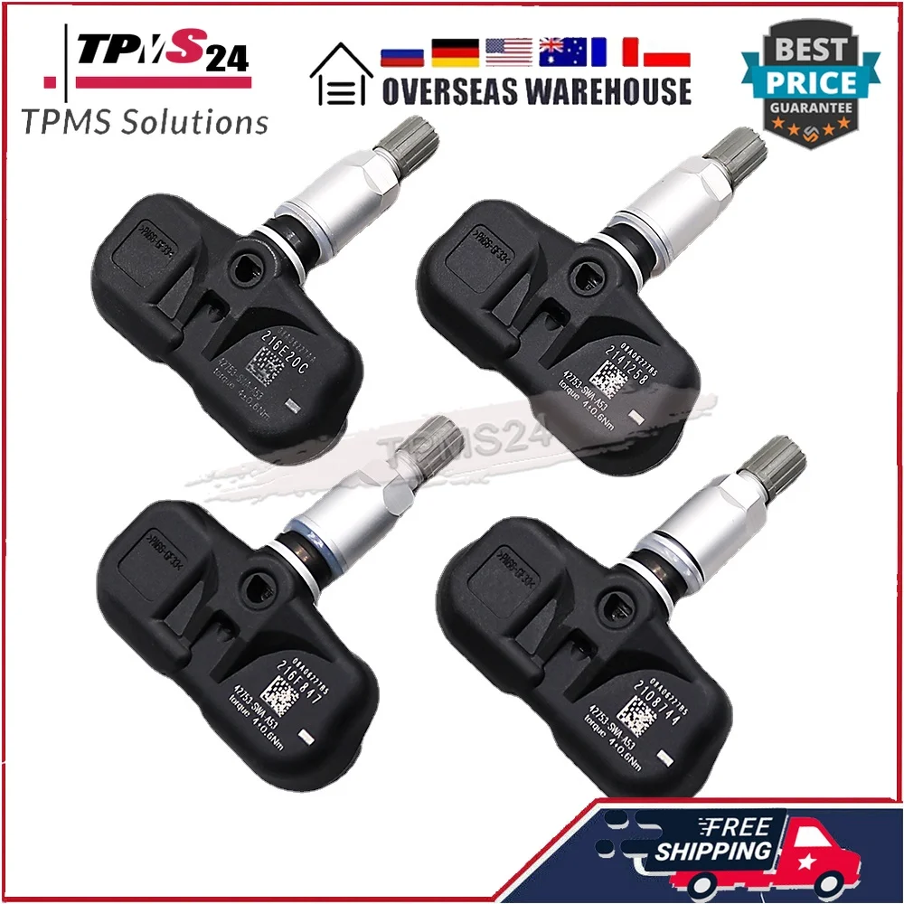 4PCS  For HONDA Accord CRV S2000 315MHz TPMS SENSOR TIRE PRESSURE SENSOR 42753-SWA-A53 42753-SWA-316 42753-SWA-306 42753-SWA-A52