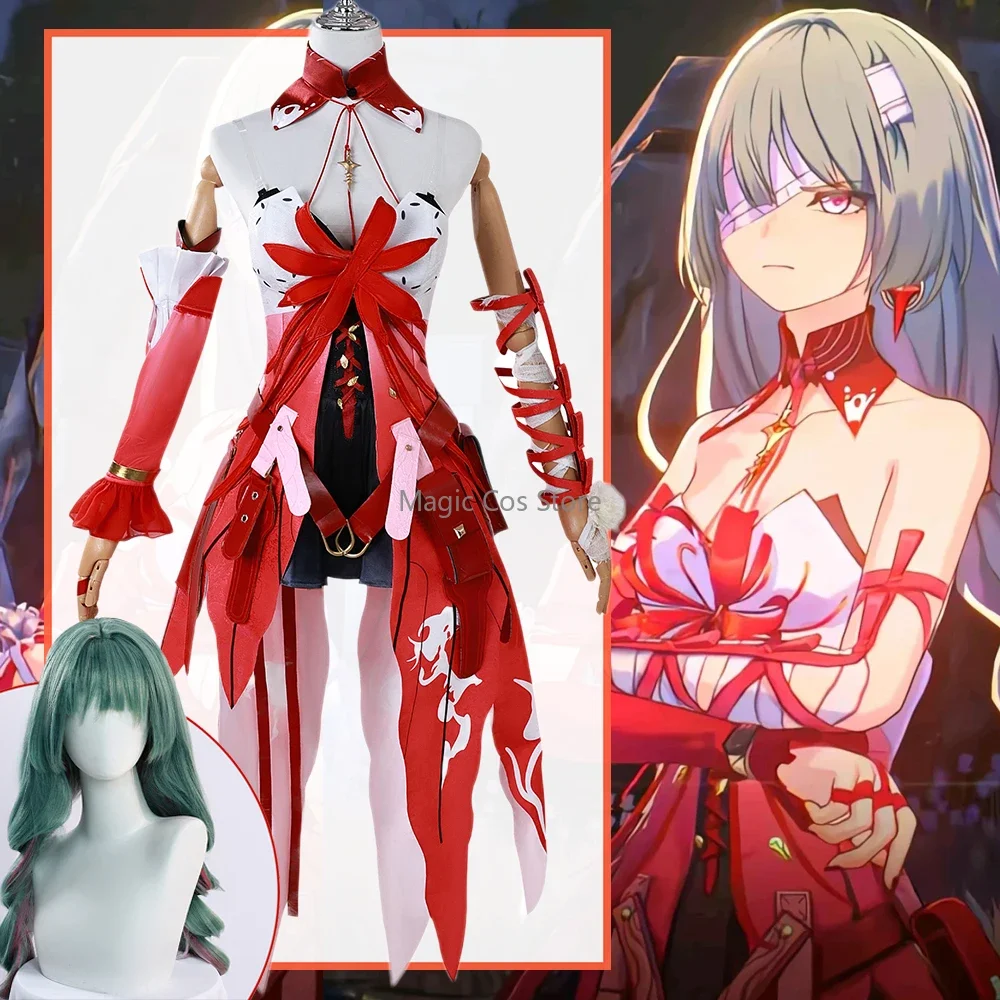 

In Stock Wuthering Waves Phrolova Cosplay Costume Full Set Wig Dress Outfit Uniform Phrolova Cosplay Dress Suits