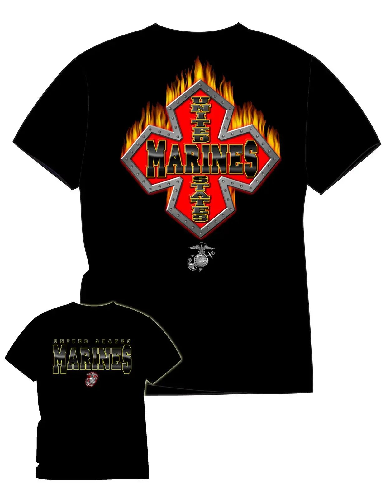 USMC ARMY  AIR FORCE POW-MIA VIETNAM VETERAN CROSS T Shirt New 100% Cotton Short Sleeve O-Neck T-shirt Casual Mens Top