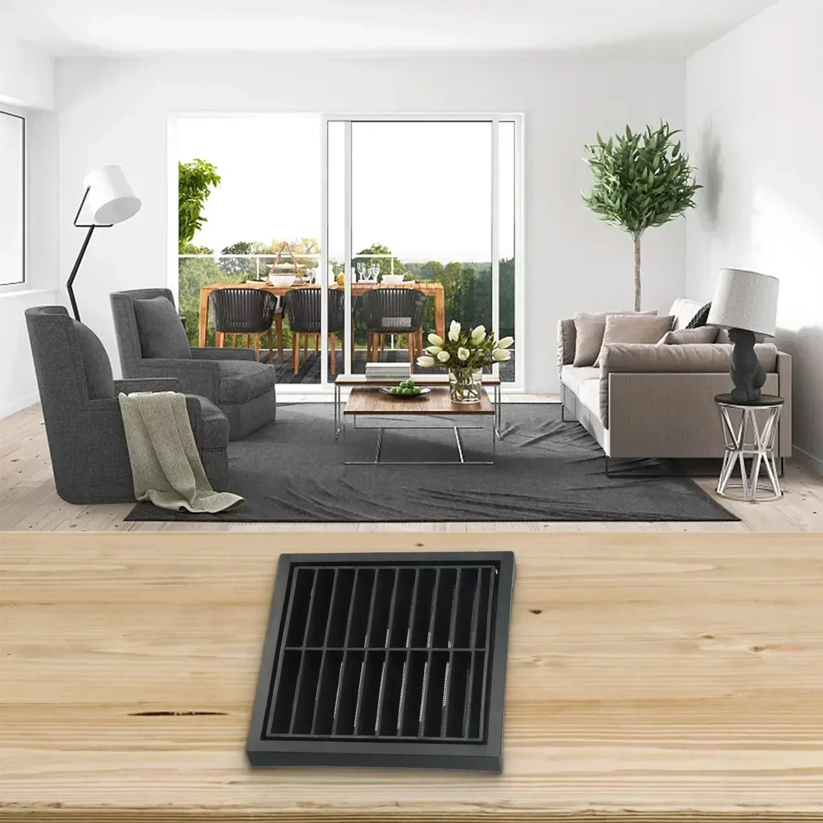 Fan Fixed Grille Air Outlet Cover Wall Or Ceiling Installation General Ventilation 140*140*100mm 4 Inch For Clothes Dryers