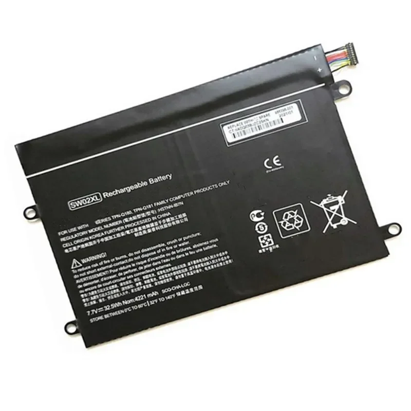 Tablet Laptop Battery SW02XL 7.7V 32.5Wh For HP x2 210 G2 TPN-Q180 TPN-Q181 HSTNN-IB7N 859470-1B1 859517-855