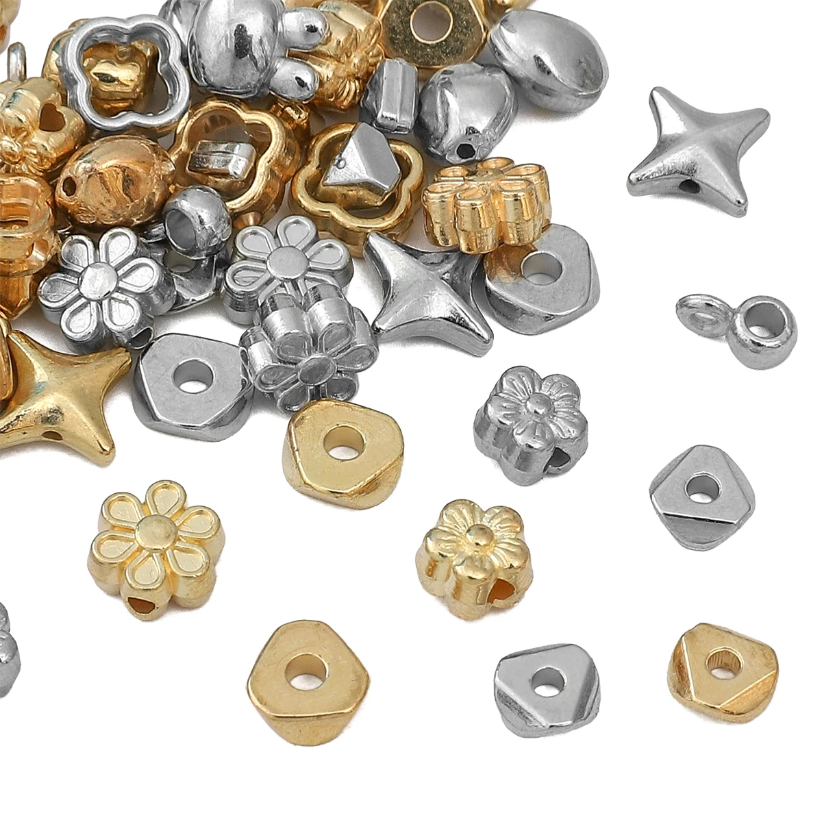 20-50pcs Plastic CCB Beads Unique Loose Beads Handmade DIY Jewelry Bracelets Earrings Accessories Materials