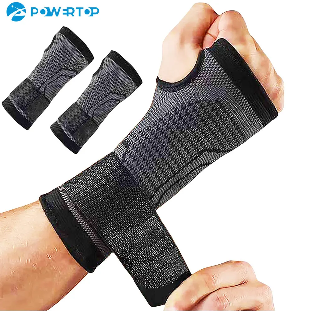 1Pair Wrist Brace Wrist Wrap,Wrist Strap Hand Compression Sleeves Support for Fitness Tendonitis Sprains,Carpal Tunnel Arthritis